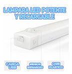 Lámpara Led Recargable Con Sensor De Movimiento Y Ajuste De
