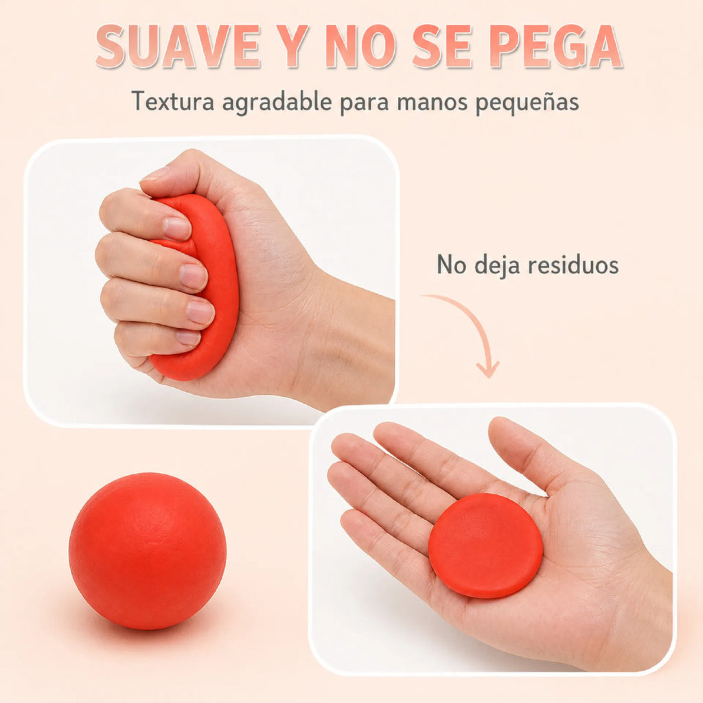 Kit De Plastilina Infantil Con Prensa Y Moldes De Helados