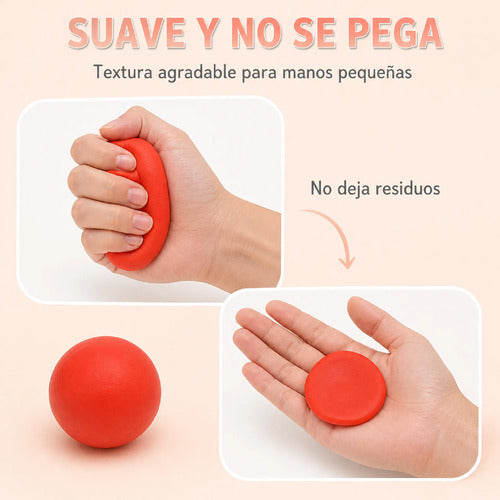 Kit De Plastilina Infantil Con Prensa Y Moldes De Helados