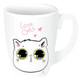 Taza De Cerámica Con Dibujo De Gatito Resistente 500 Ml
