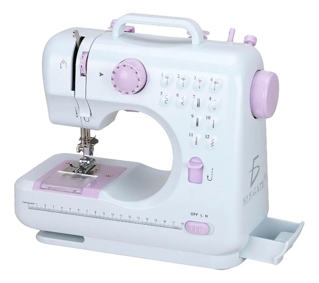 Máquina De Coser Multifuncional 12 Patrones