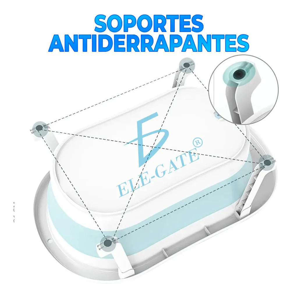 Bañera Tina De Baño Con Termómetro De Agua Para Bebe