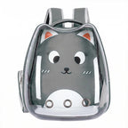 Mochila Portátil Para Mascotas Con Forma De Orejas Para Gris
