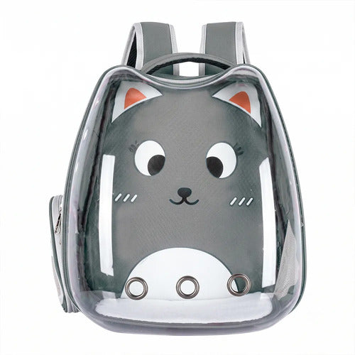 Mochila Portátil Para Mascotas Con Forma De Orejas Para Gris