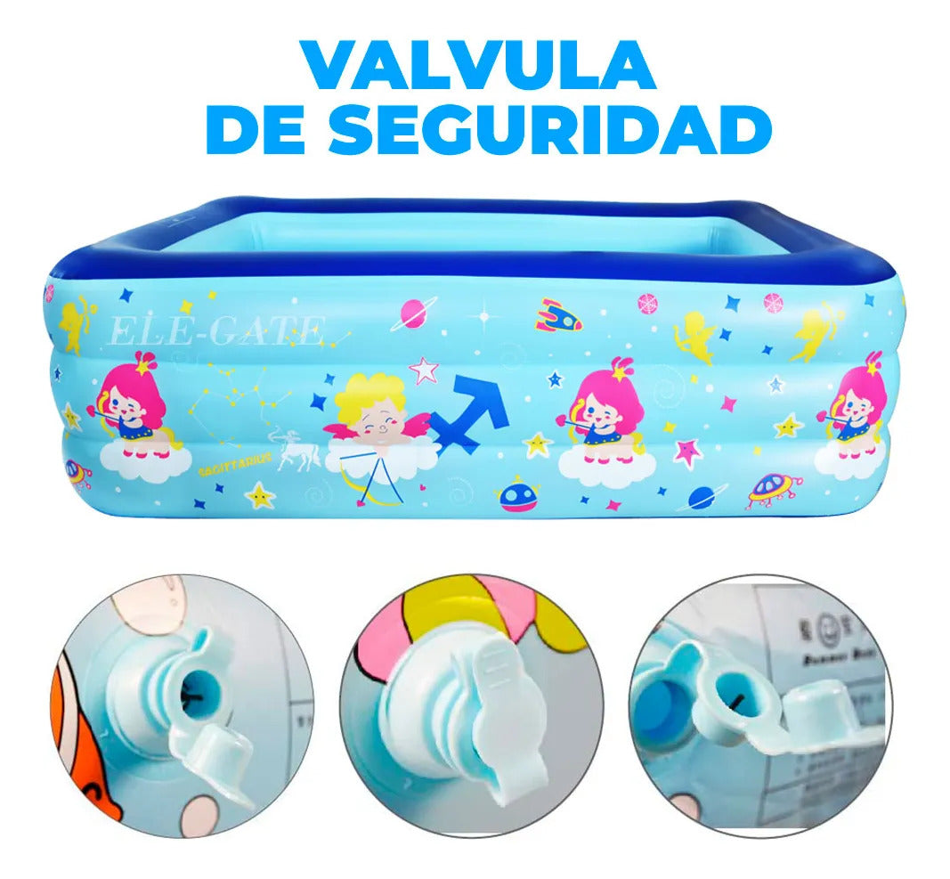 Alberca Piscina Inflable Familiar 210 135 55