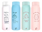 Botella De Agua Kawaii Esmerilada De 500 Ml De Acero