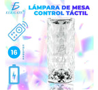 Lámpara 3d De Cristal Acrílico Control Táctil 16 Colores