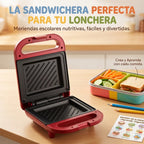 Sandwichera Eléctrica Tipo Prensa