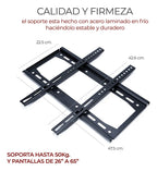 Soporte Tv Monitor Pantalla Television Vesa 26-65 Pulgadas