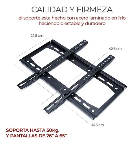 Soporte Tv Monitor Pantalla Television Vesa 26-65 Pulgadas