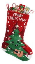 Bota Navideña Roja Con Diseño Navideño 43 Cm - Fes.42.2