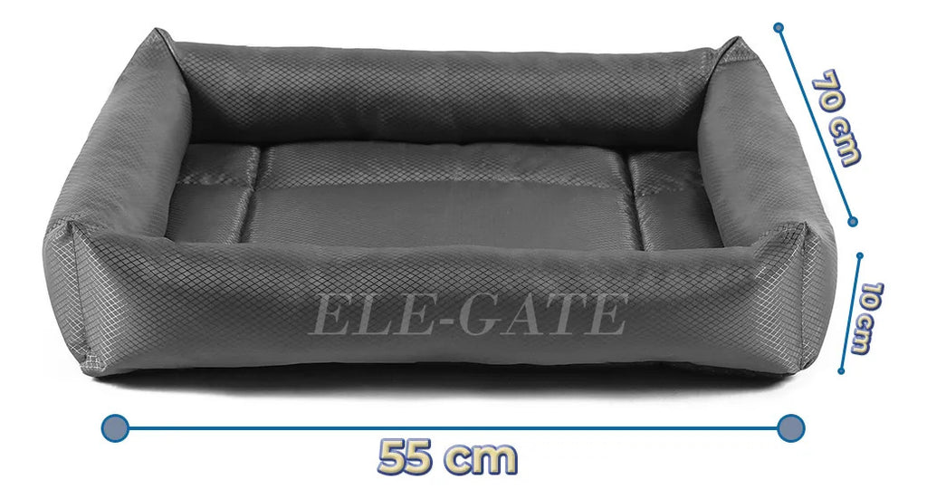 Cama Acolchada Repelente Al Agua Con Forro Antideslizante