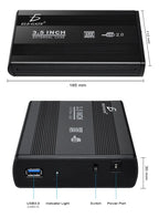 Gabinete Case Disco Duro Sata 3.5 Usb Externo 2.0