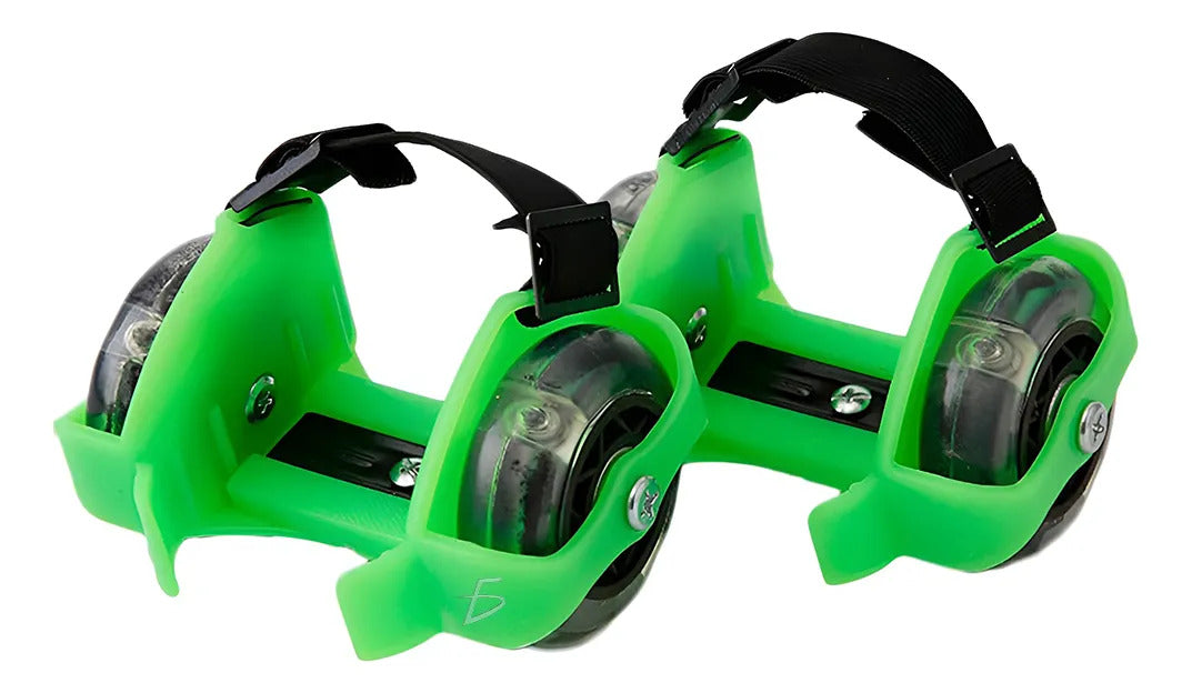 Ruedas Para Tenis Con Luces Led De Colores Rgb - Verde M