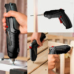 Destornillador Eléctrico Inalámbrico 3.6v 47pcs En 1 Color Negro