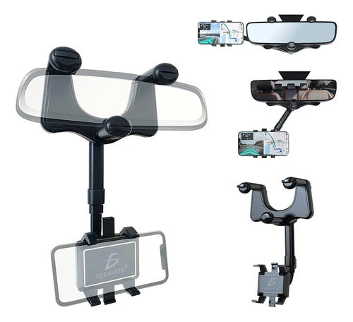 Soporte Celular Auto Móvil Universal Giratorio 360 Y