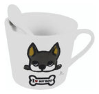 Taza De Cerámica Con Dibujos De Perro Diseños De Moda