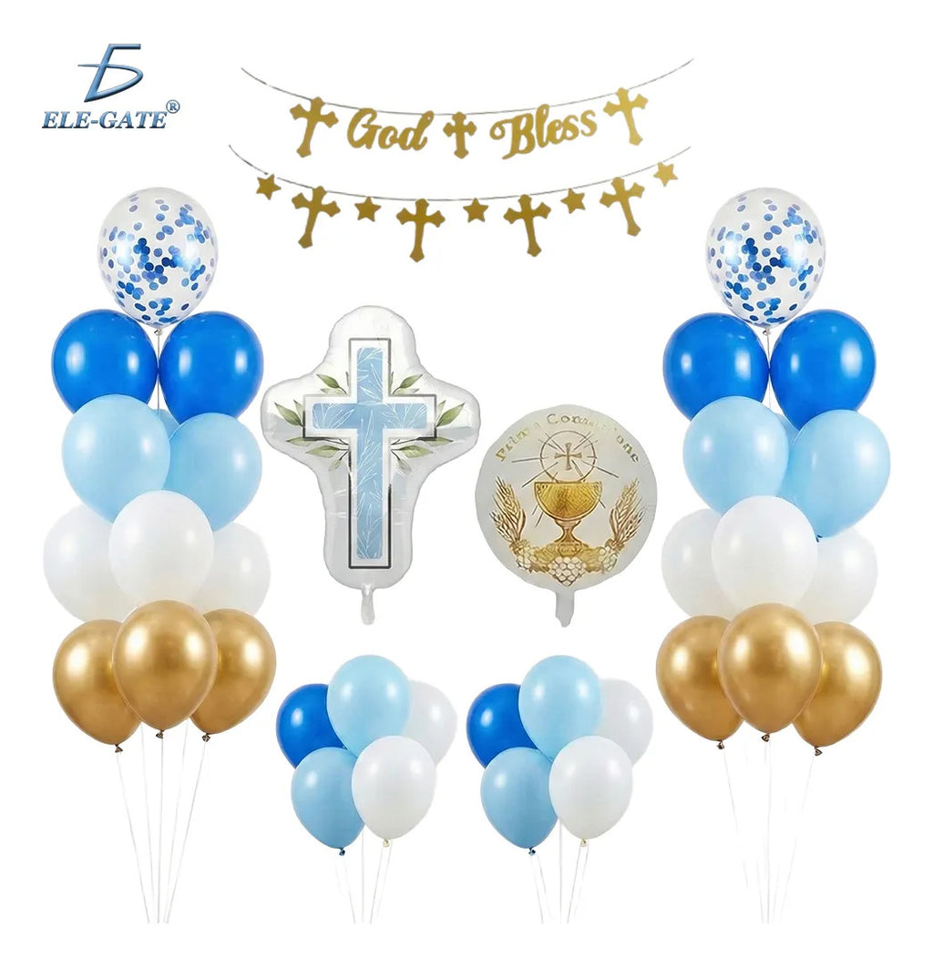 Kit de decoración para primera comunión o bautizo 50 piezas