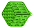Plato Con Textura Ideal Para Comida Húmeda Verde