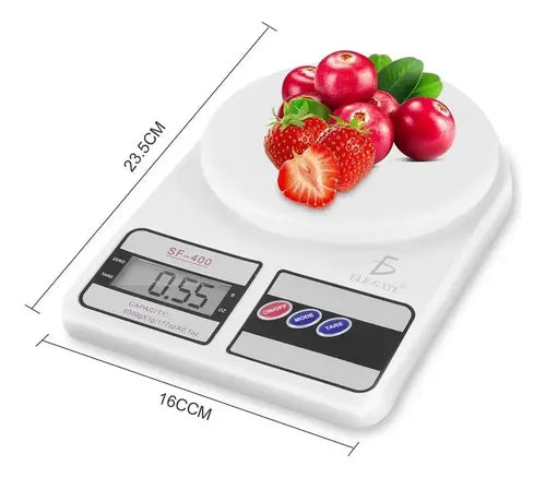 Báscula Digital Gramera Lcd De 1g A 5kg Máxima Precisión