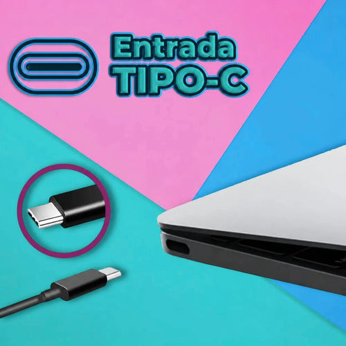 Cargador Universal 45 W Tipo C Cuadrado