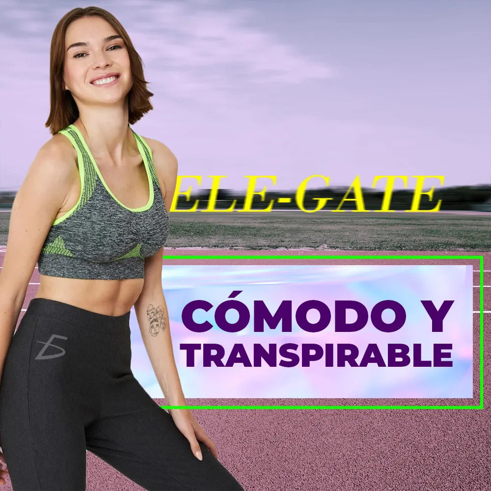 Sujetador deportivo sin costuras - M