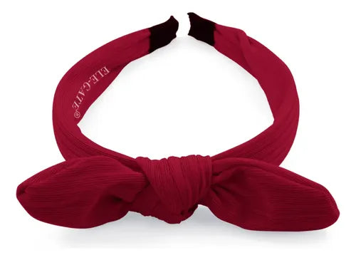 Diadema Sujetadora De Cabello Con Moño