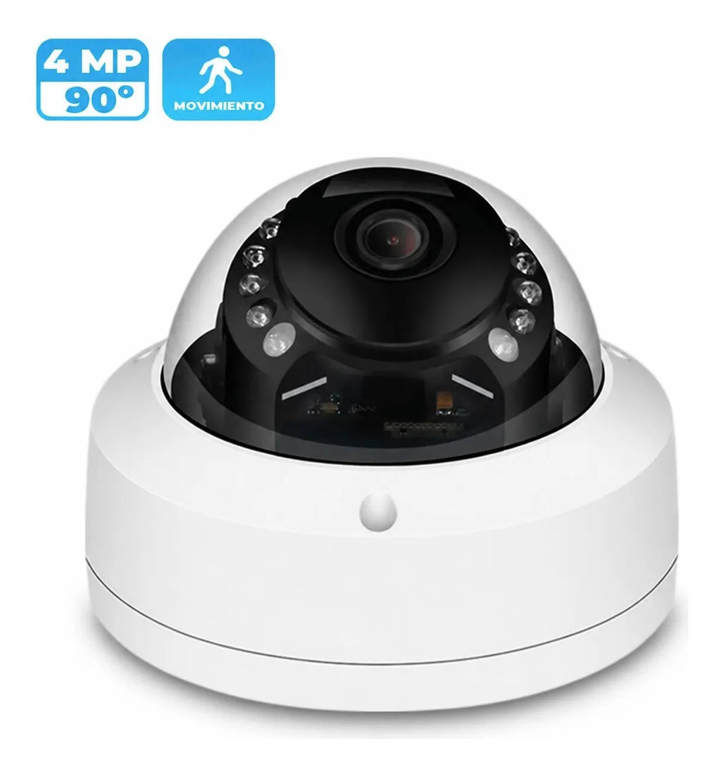Cámara Tipo Domo Ip 4mp De Visión Nocturna