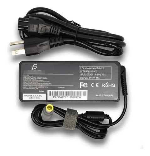 Cargador Laptop Para Lenovo Thinkpad 20v 4.5a 7.9x5.5mm