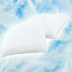 Set De 2 Almohadas De Firmeza Media Con 50 Poliester Y 50