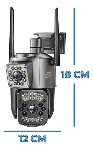 Cámara De Seguridad Ip66 Impermeable De 4 Megapíxeles Con