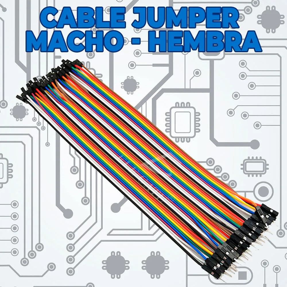 Cables De Puente Para Arduino Raspberry Pi 40pin Macho A
