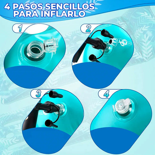 Flotador Inflable De Piscina Cama Flotante