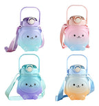Cantimplora De Agua De 600 Ml Con Diseño De Oso Kawaii