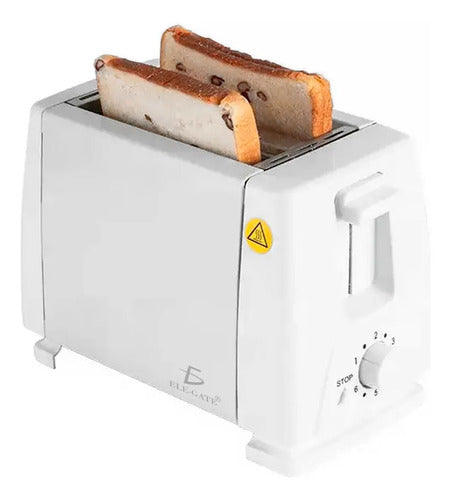 Tostadora Eléctrica De Pan 2 Rebanadas 6 Niveles