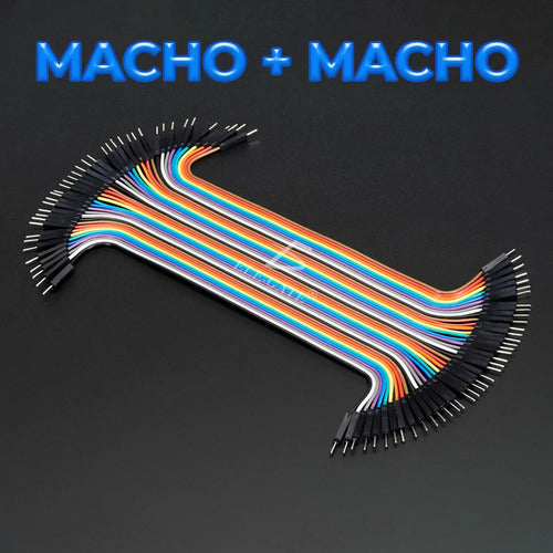 Cables Dupont Jumpers Macho A Macho Para Protoboard 20cm 40