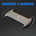 Cables Dupont Jumpers Macho A Macho Para Protoboard 20cm 40