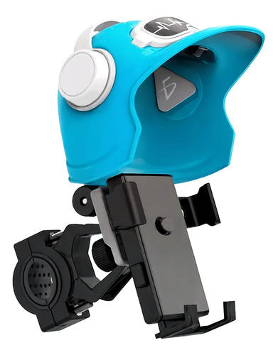 Soporte Para Teléfono Con Sombrilla Tipo Casco