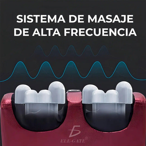 Masajeador Eléctrico De Piernas, Pies Y Brazos Shiatsu Rodillo Color Rojo