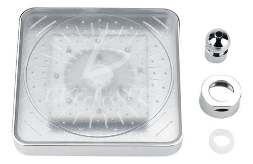 Cabezal De Ducha Led Rgb De 15 Cm Con Indicador De