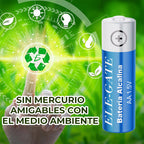 Paquete De 4 Pila Alcalinas Sin Mercurio Aa De 1.5v 48x13mm