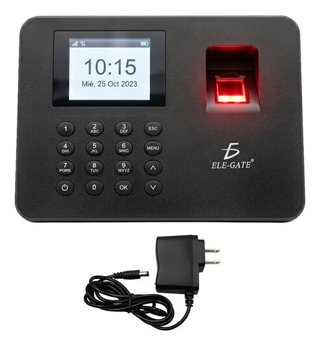 Reloj Checador Biométrico Digital Con Huella Control De