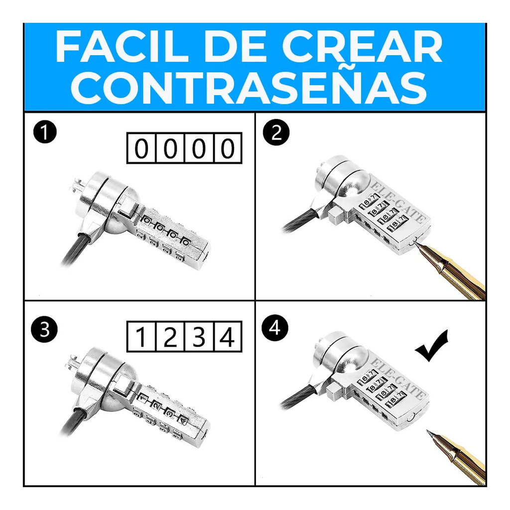 Candado De Seguridad Para Computadora - Protección
