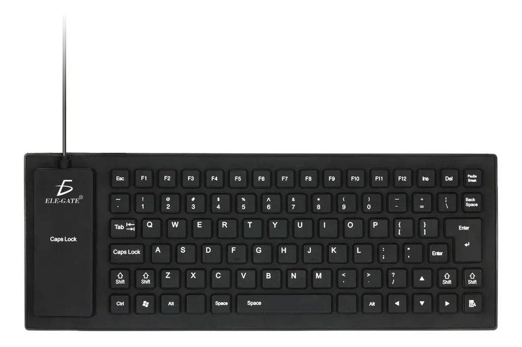 Elegate Mini Teclado Plegable Flexible Con Cable Usb Para