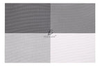 Paquete 10 Manteles Coloridos Individuales Para Mesa Gris