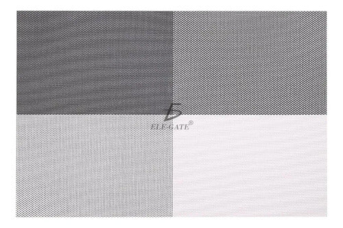 Paquete 10 Manteles Coloridos Individuales Para Mesa Gris