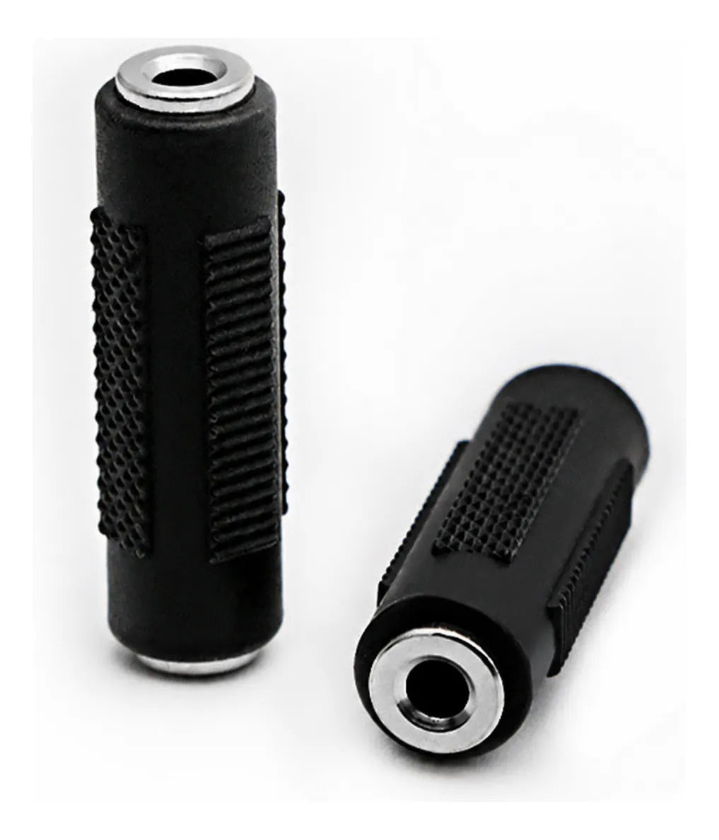 Adaptador De Audio 3.5 Mm Hembra A Hembra 2 Piezas