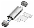 Lector de tarjetas 6 en 1 USB 3.0 adaptador SD microsd TF