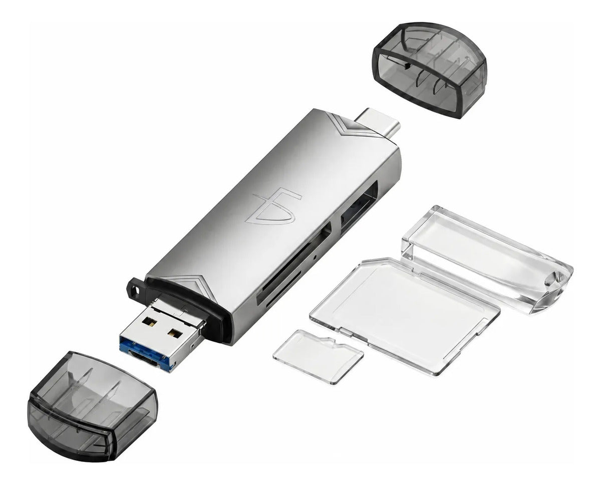 Lector de tarjetas 6 en 1 USB 3.0 adaptador SD microsd TF
