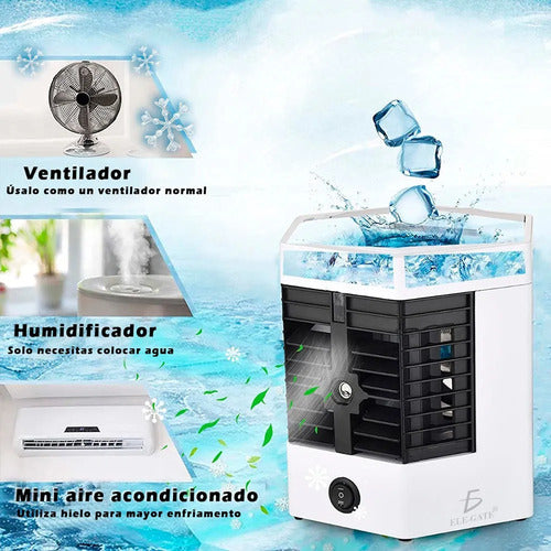 Ventilador Humidificador De Aire Enfriador De Aire Con